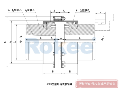 GCLD鼓形齒式聯(lián)軸器