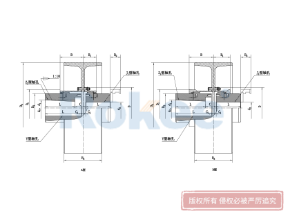 NGCL型帶制動輪鼓形齒式聯(lián)軸器